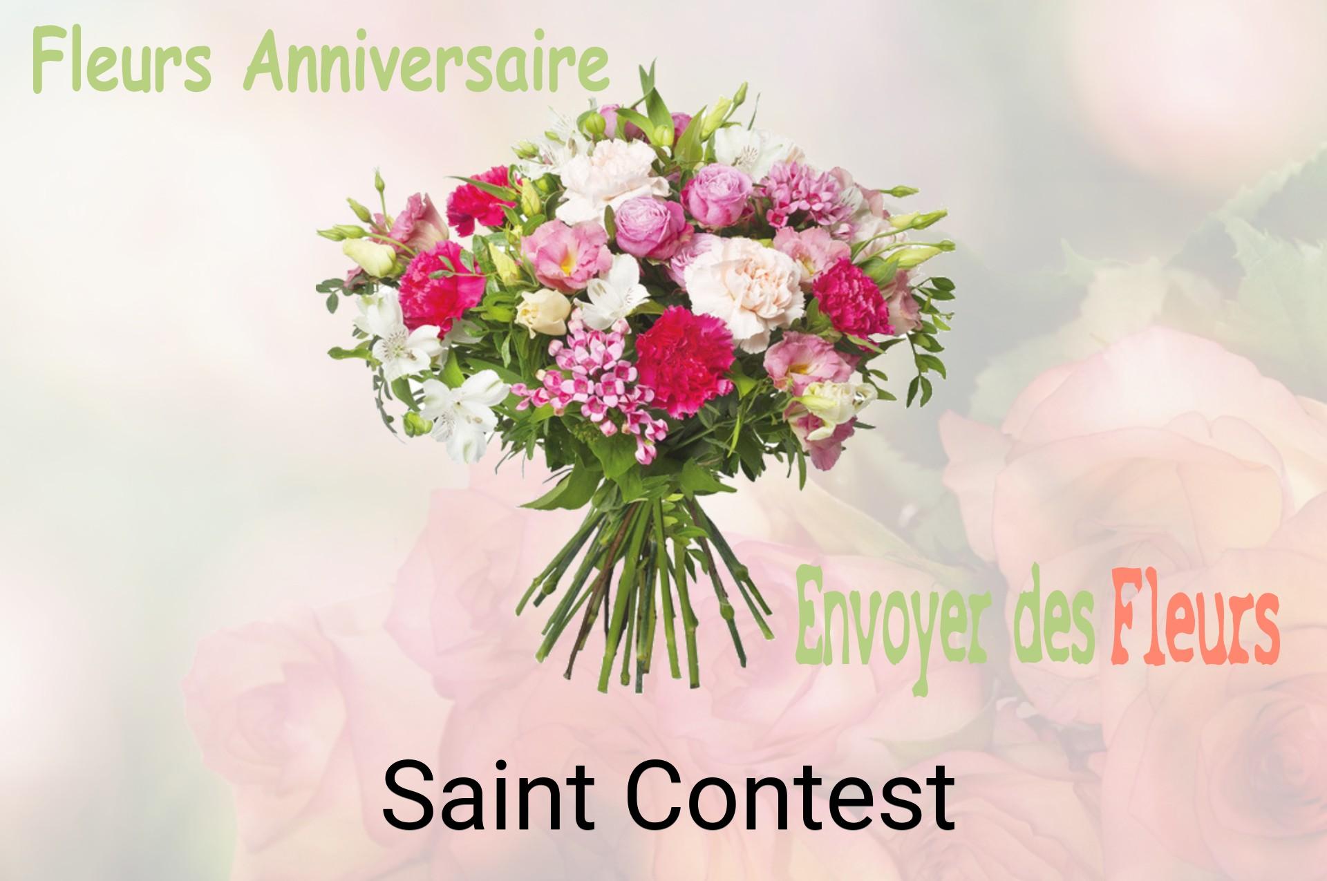 Bouquet de fleurs d’anniversaire livré à Saint-Contest